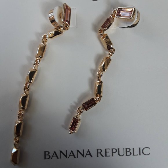 Banana Republic Linear Gem Earrings - Picture 4 of 4